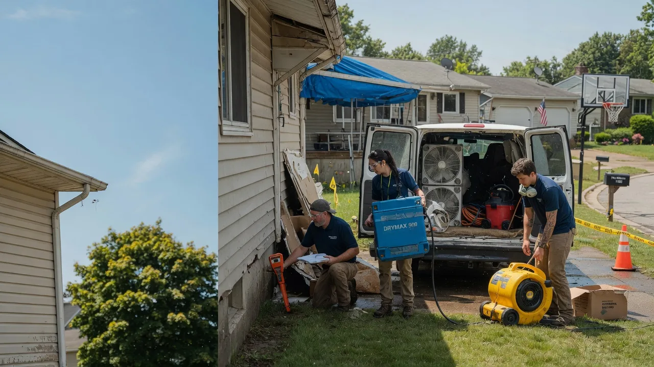 Ceiling Leak Cleanup in Brownsburg, IN near me