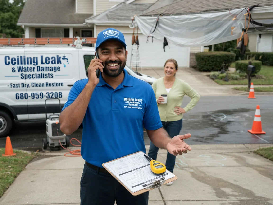 Ceiling Leak Cleanup Brownsburg, IN FAQs